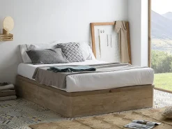 Sommier coffre 140 x 190 cm - Naturel clair - HESTIA de YSMÉE><noscript><img width=