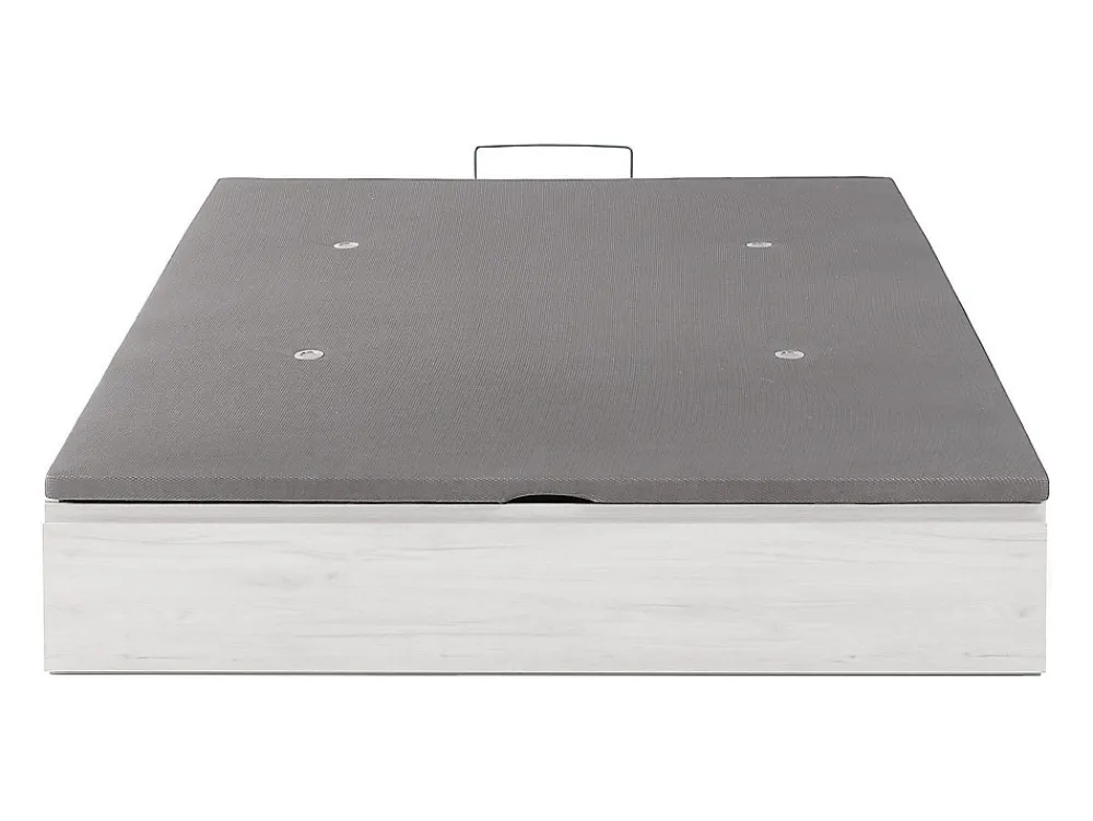 Sommier coffre avec tiroir 140 x 190 cm - Blanc - HESTIA de YSMÉE>Vente-unique Online