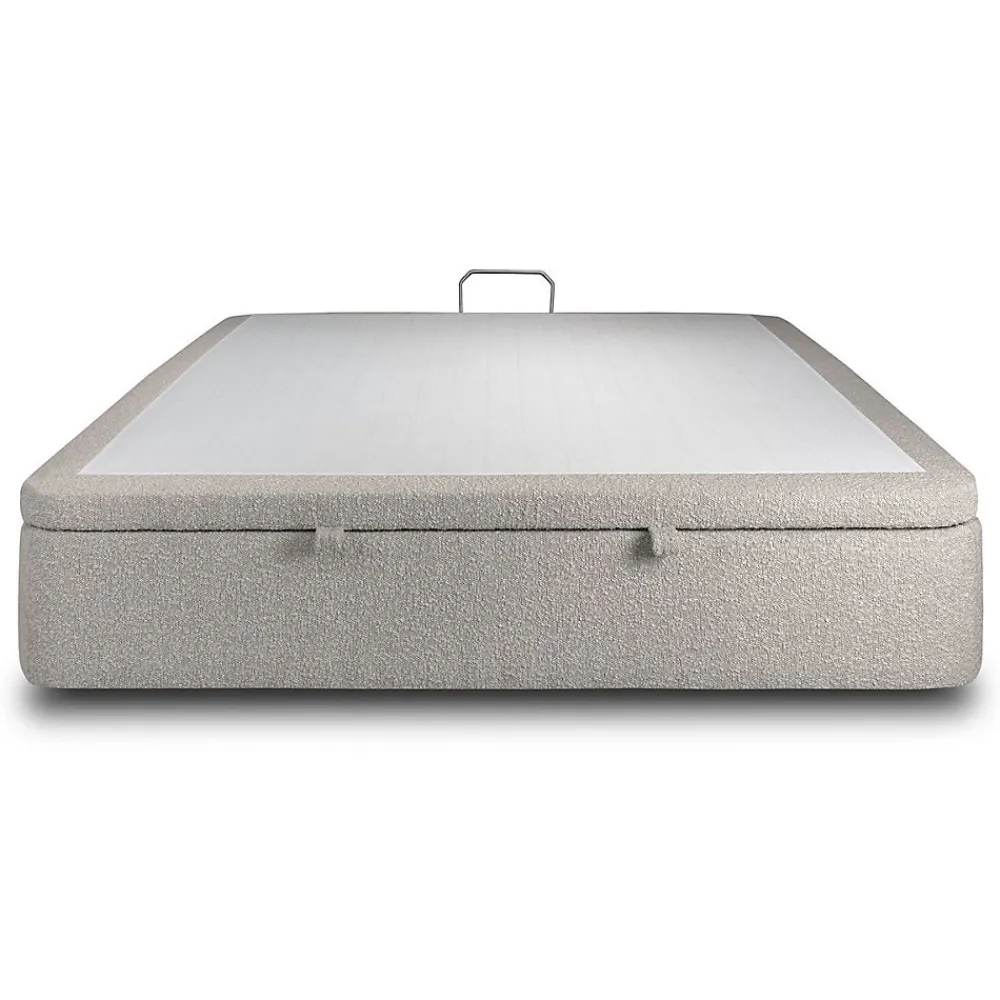 Sommeil De Plomb Sommier Coffre Bouclette Gris 160x200 H39cm* Sommier