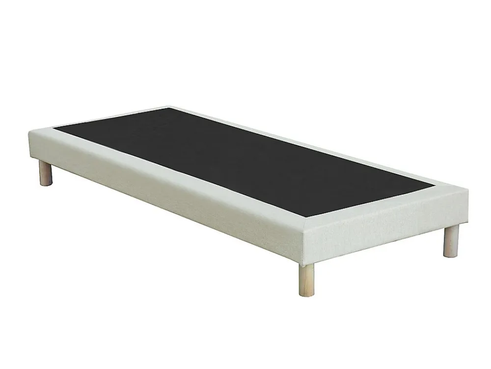 Sommier déco tapissier 90 x 190 cm - Beige - KOZANI de YSMÉE>Vente-unique Outlet