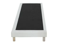 Sommier déco tapissier 90 x 190 cm - Beige - KOZANI de YSMÉE><noscript><img width=