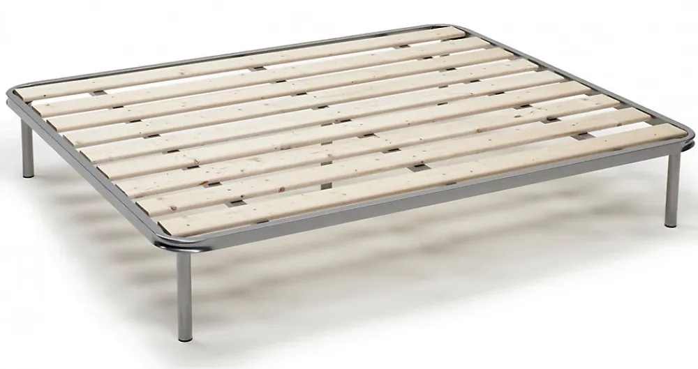 Talamo Italia Sommier double Adeena, Sommier orthopédique à lattes rabotées, 100% Made in Italy, 120x190h31 cm* Sommier