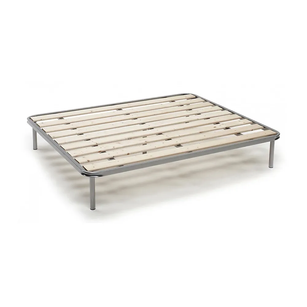 Talamo Italia Sommier double Adeena, Sommier orthopédique à lattes rabotées, 100% Made in Italy, 120x190h31 cm* Sommier