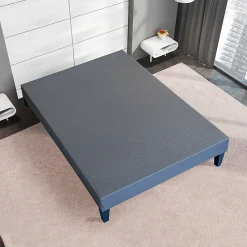 Sommier en bois Tapissier Kit 140x190 cm Coloris Gris ciment Livré en kit><noscript><img width=
