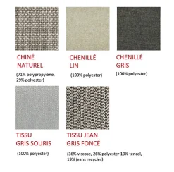 Sommier CONFORT MEDIUM DECO NATURE 140x200 Gris souris Lattes>Epeda Outlet