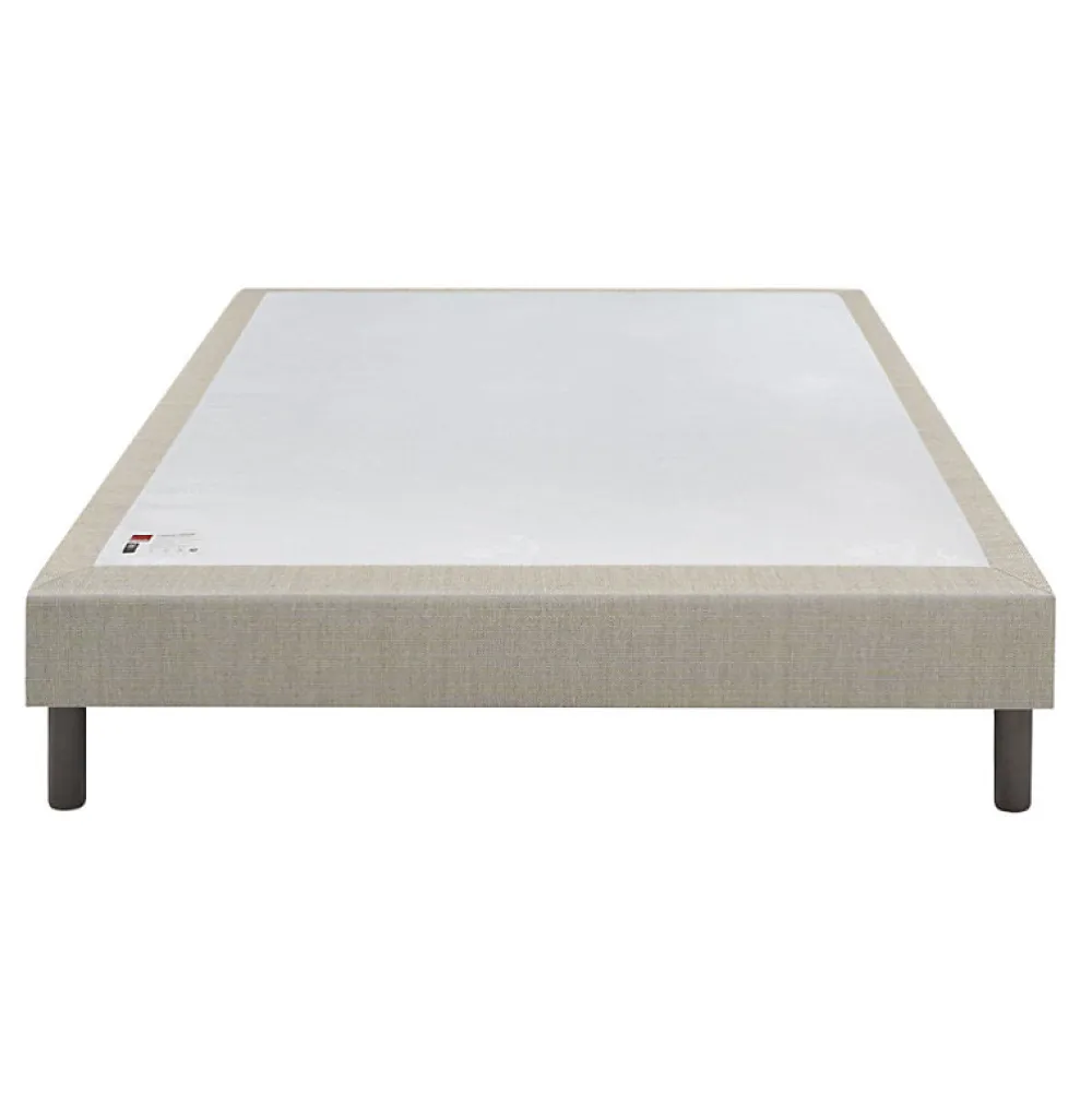 Sommier CONFORT MEDIUM DECO NATURE 140x200 Gris souris Lattes>Epeda Outlet