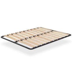 Monmobilierdesign Sommier Ergonomique à Lattes Larges Et Flexibles En Bois De Bouleau 160x200 Cm Sans Pieds* Sommier
