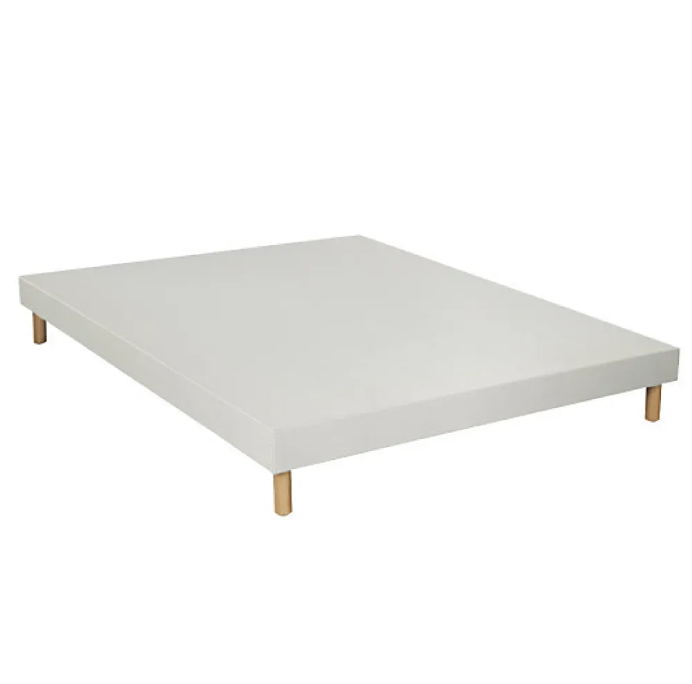 Essenzia Sommier TRADITION GRAPHIC 13cm Blanc 140x200 Lattes* Sommier