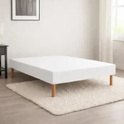 Essenzia Sommier TRADITION GRAPHIC 19cm Blanc 160x200 Lattes* Sommier