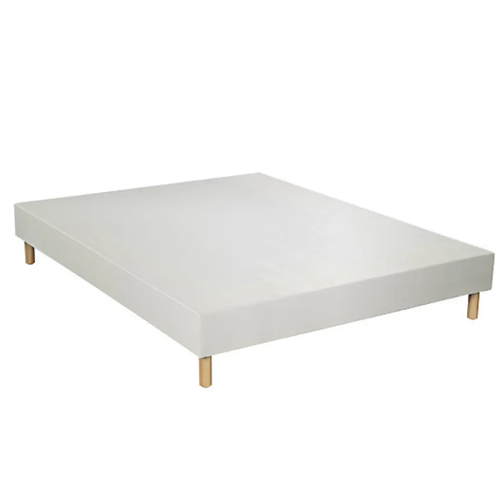 Sommier TRADITION GRAPHIC 19cm Blanc 130x190 Lattes>Essenzia Clearance