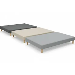 Essenzia Sommier TRADITION GRAPHIC 19cm Couleur 70x200 Beige Lattes* Sommier