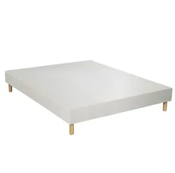 Essenzia Sommier TRADITION GRAPHIC 19cm Blanc 80x220 Lattes* Sommier