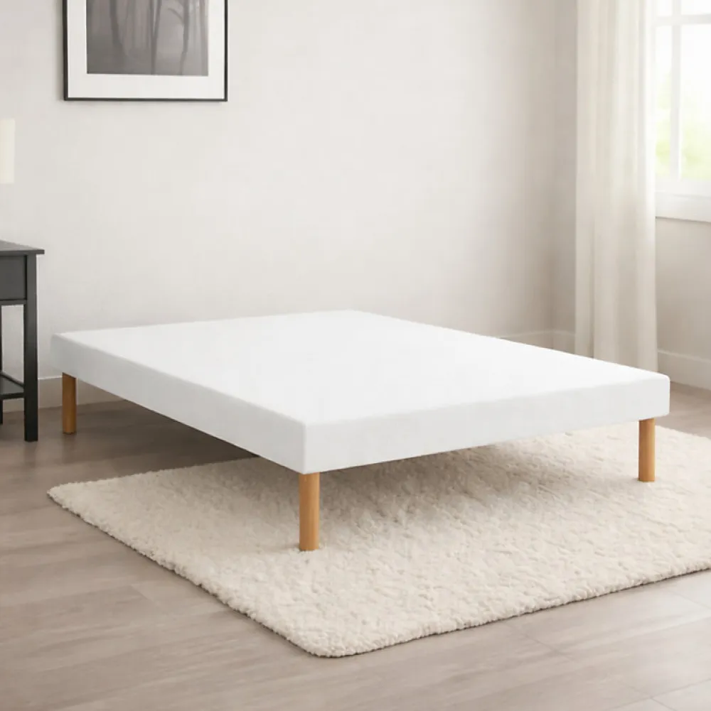 Sommier TRADITION GRAPHIC 13cm Blanc 140x210 Lattes>Essenzia Clearance