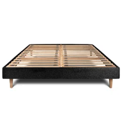 Sommier Kit Bouclette Noir 160x200 H29cm><noscript><img width=