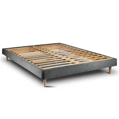 Sommier Kit Tissu Gris anthracite 150x200 H29cm>Sommeil De Plomb Sale
