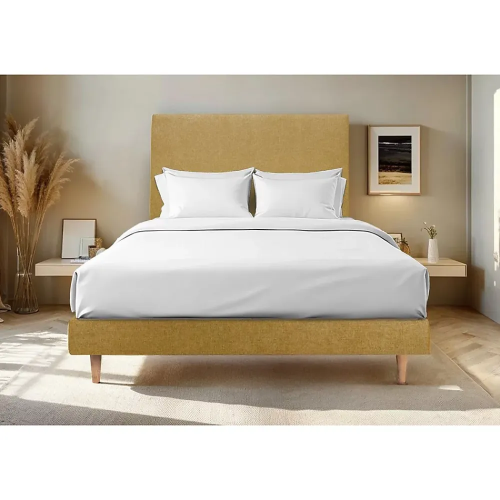 Sommeil De Plomb Sommier Kit Tissu Jaune 180x200 H29cm* Sommier