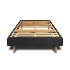 Sommier Kit Tissu Noir 90x200 H29cm>Sommeil De Plomb Hot