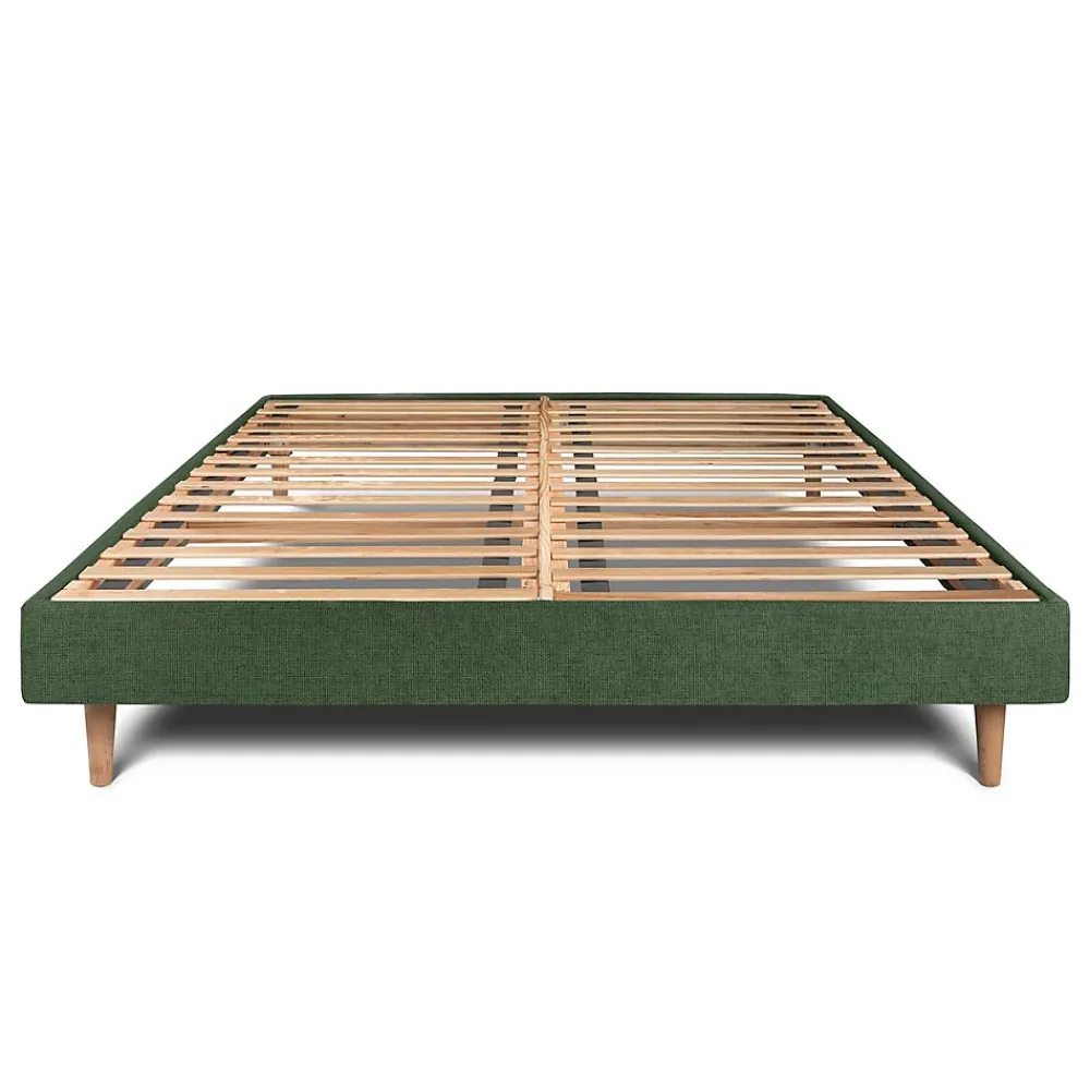 Sommeil De Plomb Sommier Kit Tissu Vert 160x200 H29cm* Sommier