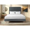 Sommeil De Plomb Sommier Kit Velours Gris anthracite 140x200 H29cm* Sommier