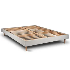 Sommier Kit Velours Gris clair 160x200 H29cm>Sommeil De Plomb Clearance