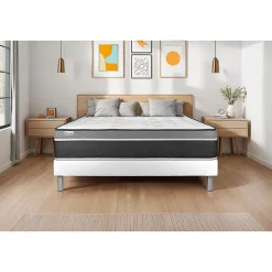 Sommier KIT VITAL'SOM Blanc 180 x 200 cm>Vitalit Discount