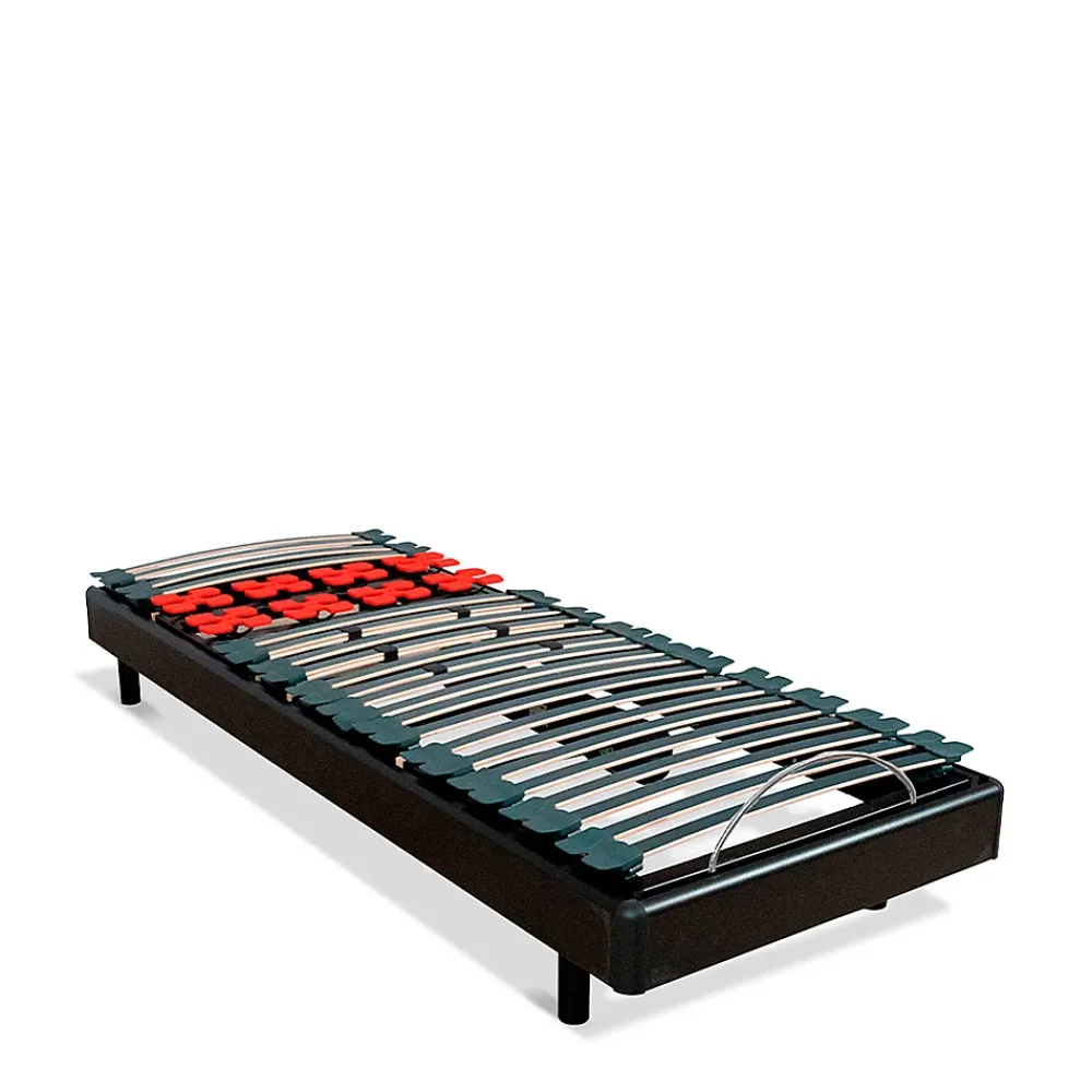 Bellecour Sommier électrique Bodysoft 90x200 cm Lattes & Plots* Sommier