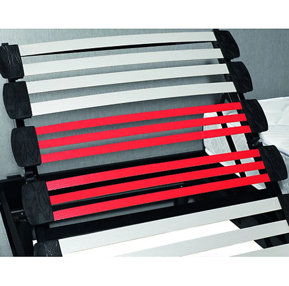 Epeda Sommier électrique HORIZON 2x80x200 Lin Lattes* Sommier
