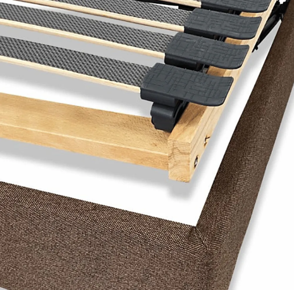 Sommier électrique DETENTE MARRON 90x200 Lattes>Essenzia Zen Online