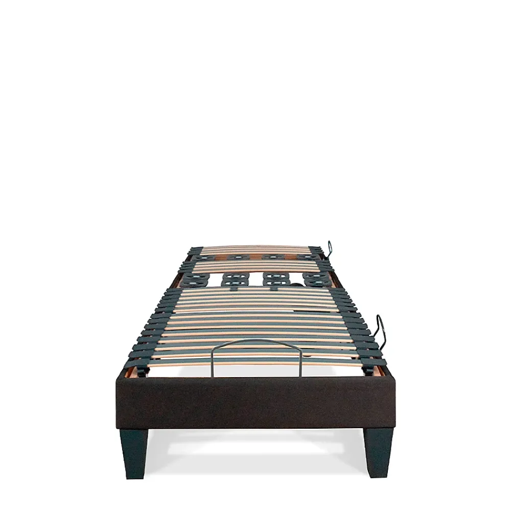 Bellecour Sommier électrique Rochereau 90x200 cm Lattes & Plots* Sommier