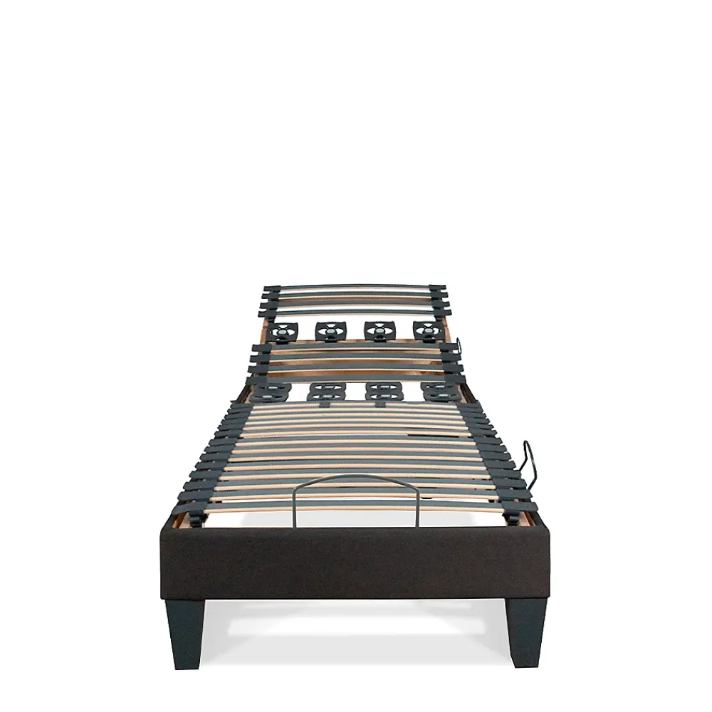 Bellecour Sommier électrique Rochereau 90x200 cm Lattes & Plots* Sommier