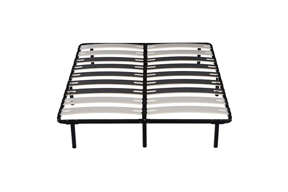 Provence Literie Sommier Metal 160x200 cm - 29 cm - 9 Larges Lattes de 12,5 cm - Solide et Confortable - CADRE A LATTE PATRICK* Sommier
