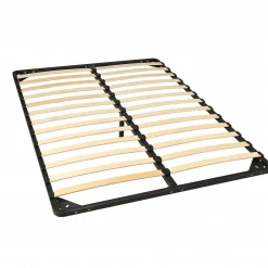 Sommier Métal RENO 140x190 cm + 1 pied amovible / Noir>Weber Industries Outlet