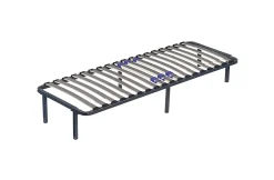 King Of Dreams Sommier noir - 70x190 cm - cadre a lattes renforce - reglable - montage facile - confort optimal - usage quotidien* Sommier