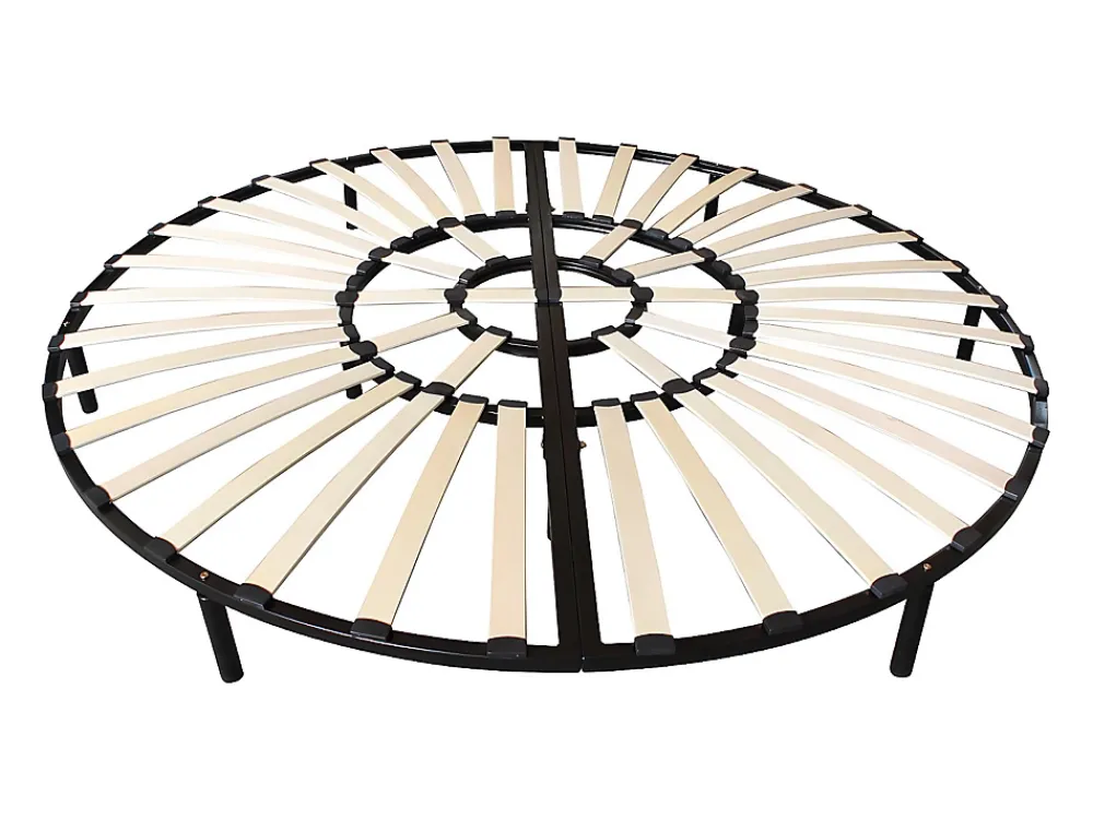 Vente-unique Sommier rond à lattes - 220 x 220 cm - ROMA de YSMÉE* Sommier