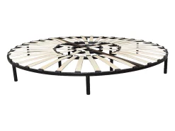 Vente-unique Sommier rond à lattes - 220 x 220 cm - ROMA de YSMÉE* Sommier