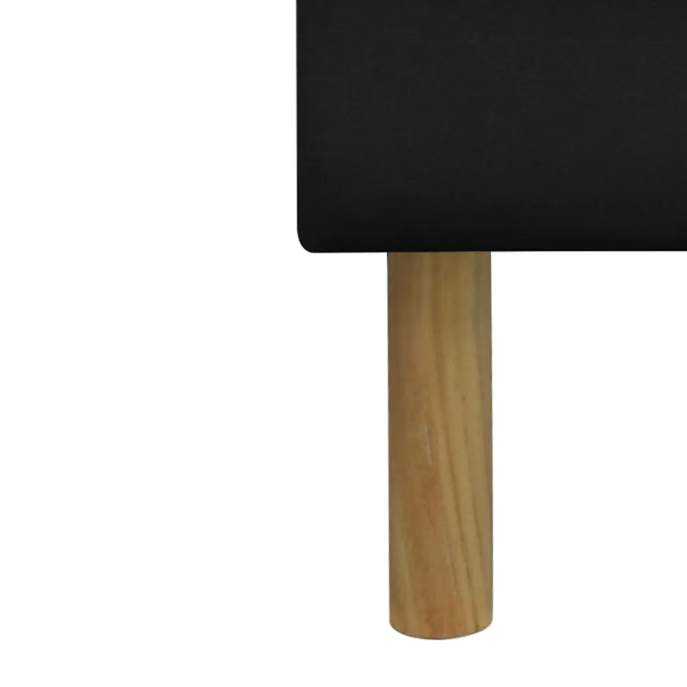 SOMMIER TAPISSIER 20 CM 160x200 - 13 LATTES - MONTAGE RAPIDE ET FACILE - REVETEMENT FACILE D'ENTRETIEN - SOMMIER GREGORY NOIR>Literie Julien Clearance