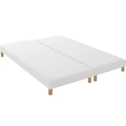 Sommier tapissier à lattes blanc 2x80x200>Idliterie Clearance