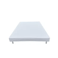 Kosmi Sommier tapissier à lattes 90x190cm sur pieds pour lit 1 place* Sommier