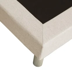 Idliterie Sommier tapissier à lattes fixes 140x200 beige* Sommier