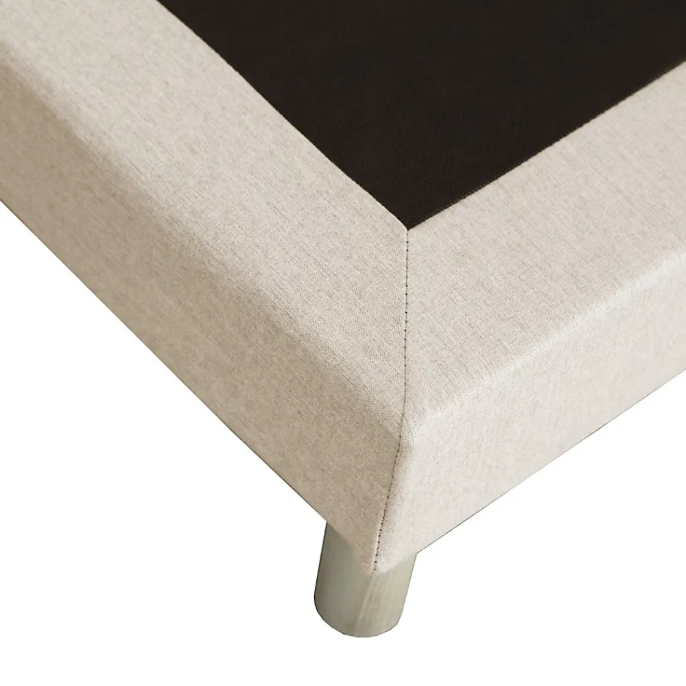 Idliterie Sommier tapissier à lattes fixes 140x200 beige* Sommier