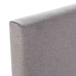 Vs Venta-Stock Sommier tapissier Aura + tête de lit 90x190 cm, Gris clair, hauteur 30 cm* Sommier
