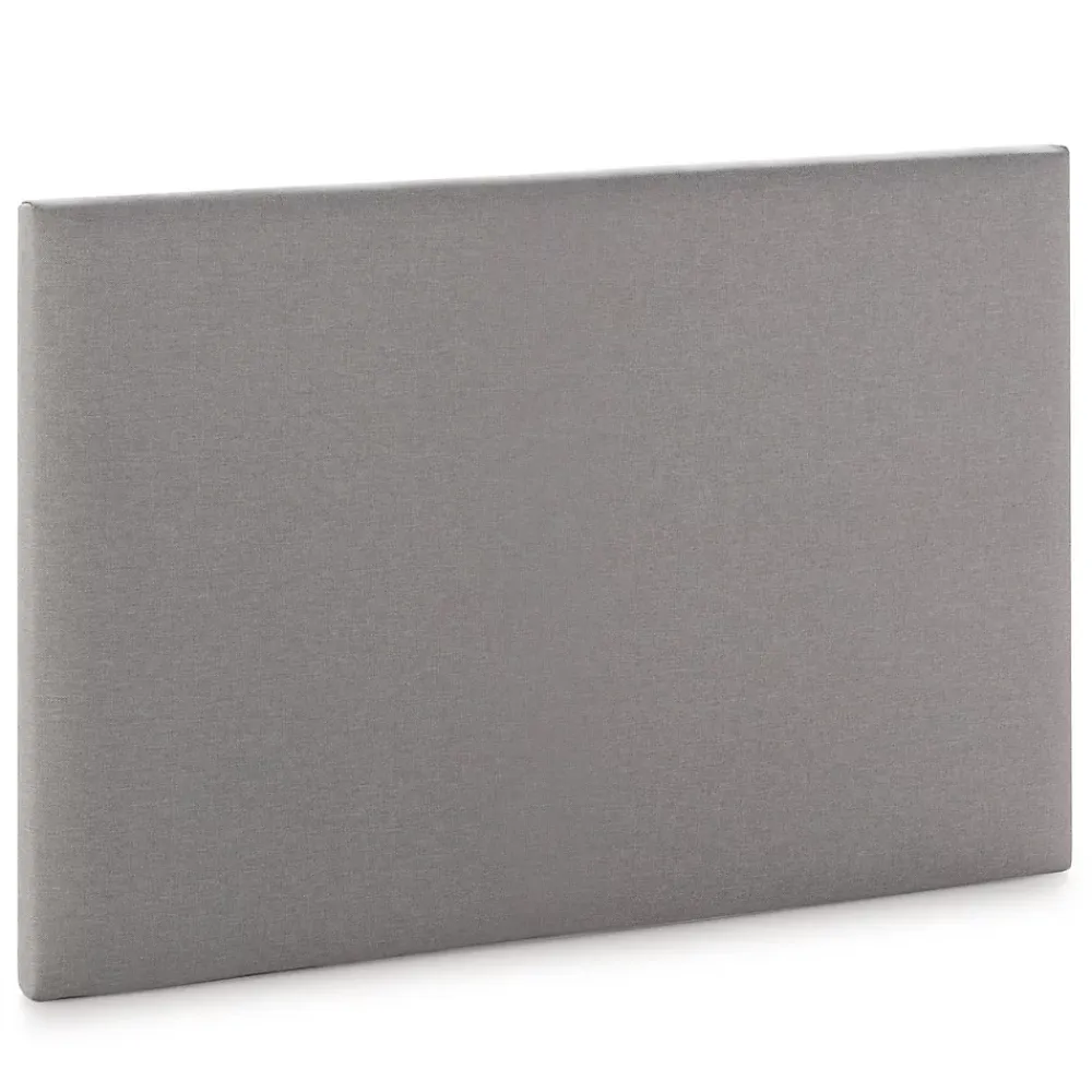 Vs Venta-Stock Sommier tapissier Aura + tête de lit 90x190 cm, Gris clair, hauteur 30 cm* Sommier