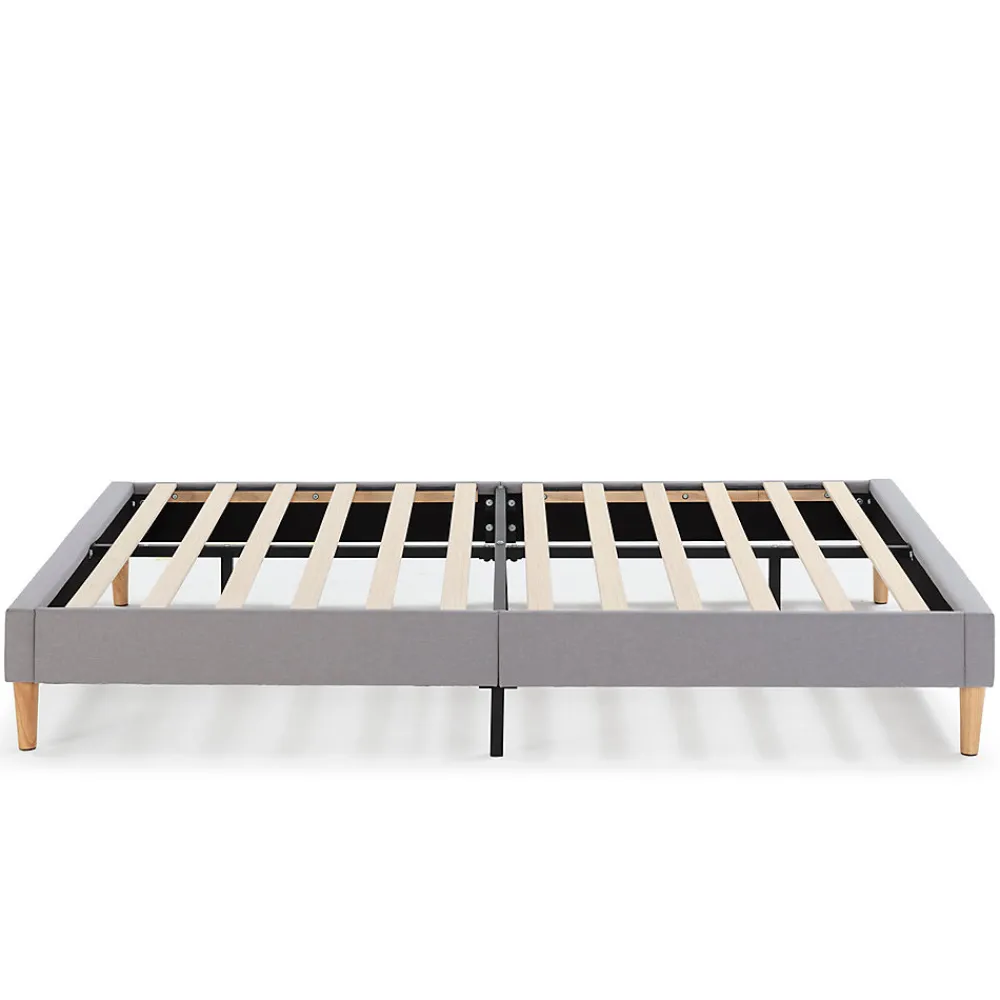 Sommier tapissier Aura 150x190 cm Gris clair, Hauteur 30 cm>Vs Venta-Stock Outlet