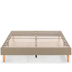 Sommier tapissier Aura 140x200 cm Beige, Hauteur 30 cm><noscript><img width=