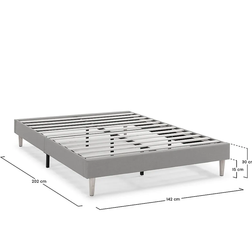 Sommier tapissier Aura 140x200 cm Beige, Hauteur 30 cm>Vs Venta-Stock Clearance