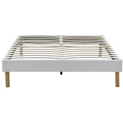Sommier tapissier blanc - 160x200 cm - compatible avec matelas 160x200 - solide et confortable - montage rapide et facile>King Of Dreams New