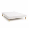 Sommier Tapissier Blanc 140x190 Fabrication Française Artisanale>By Sommiflex. Hot