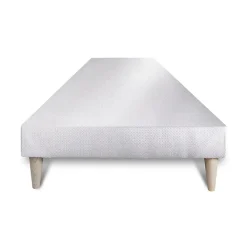 Sommier tapissier blanc 90x190>Sleepfit Discount