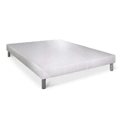 Somness Sommier tapissier blanc 160x200* Sommier