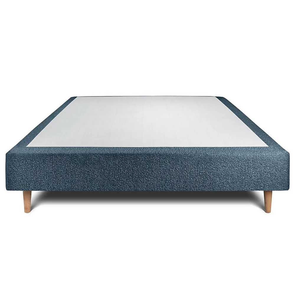 Sommier Tapissier Bouclette Bleu 160x200 H35cm>Sommeil De Plomb Best